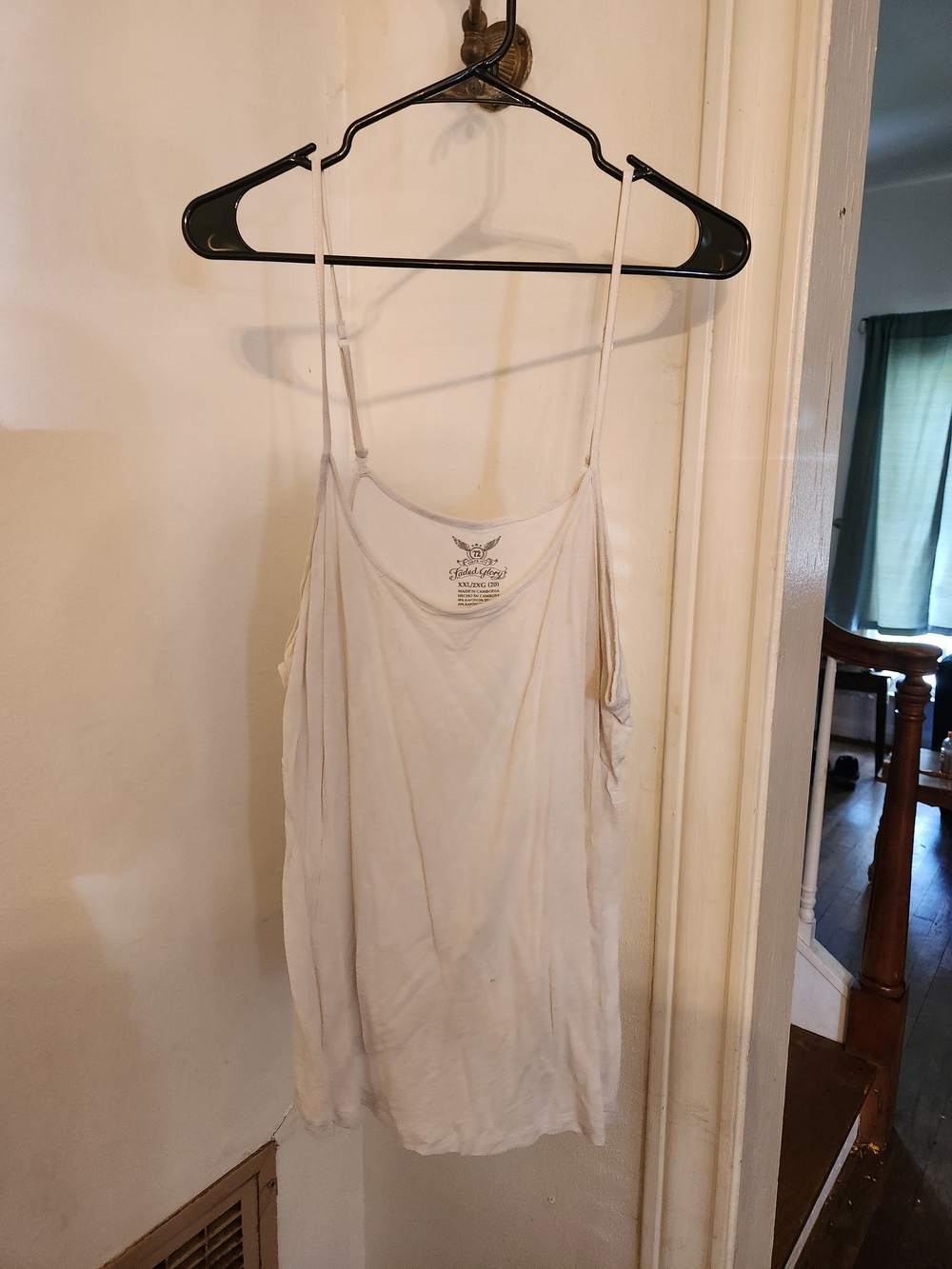 Faded Glory White Slim-Strap Women's Camisole